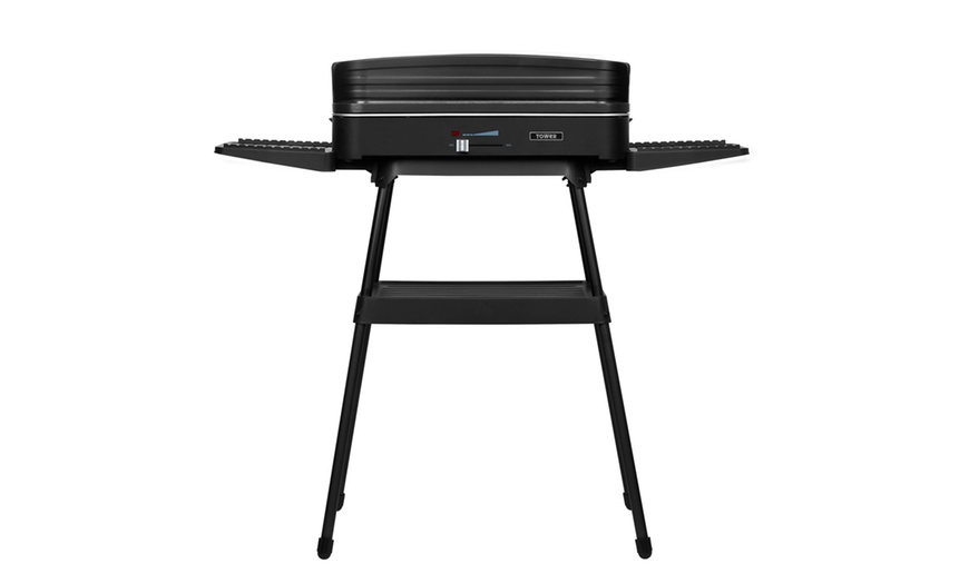 Image 2: Tower Electric Grill with Stand