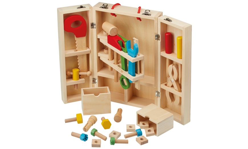 Image 3: Wooden Carpenters Play Set