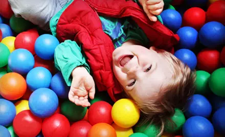 Visit for One, Two, or Three Kids or Birthday Party at Lil’ Monkeys Indoor Playgrounds in Burlington (Up to 57% Off) - Primary Image