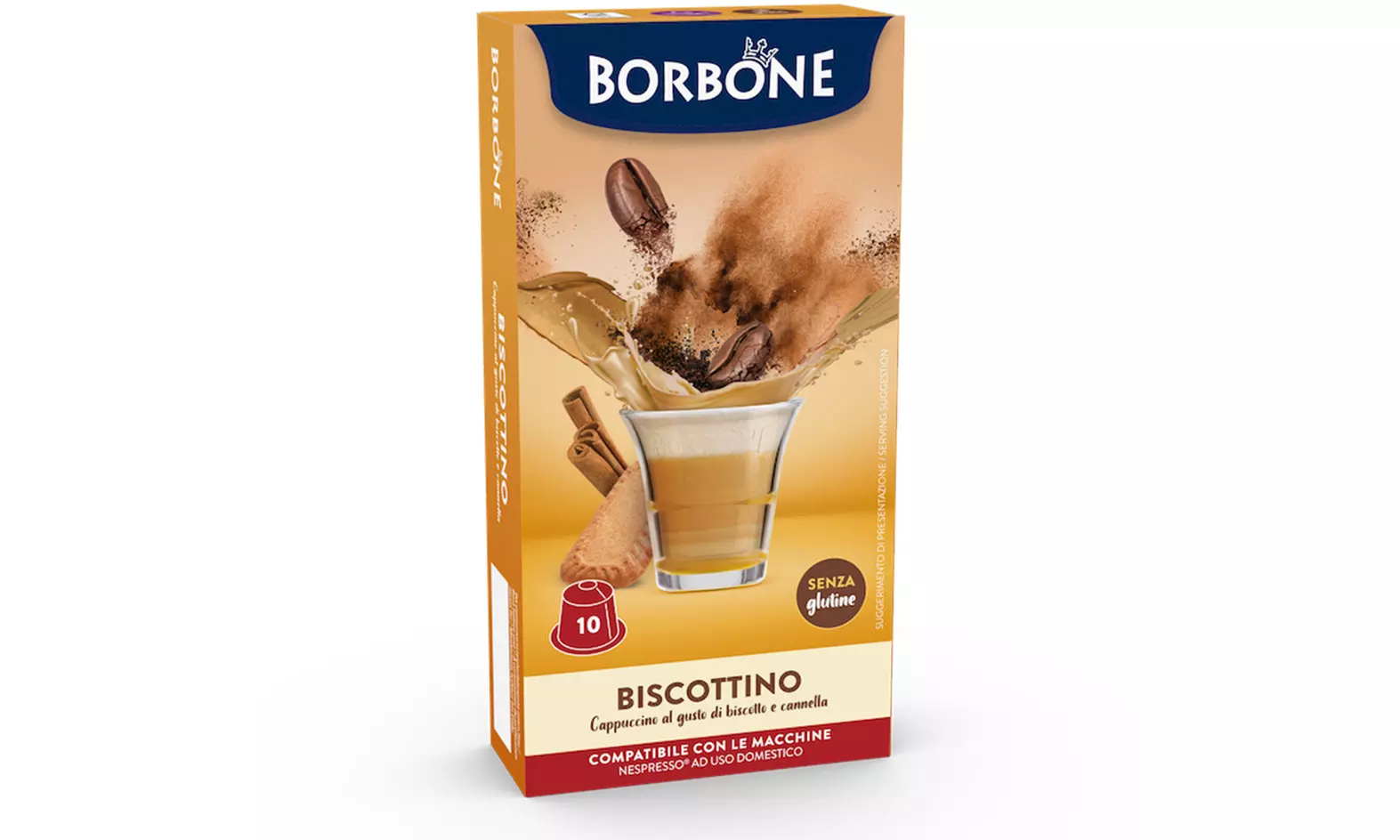 60 o 120 capsule Borbone compatibili con Nespresso