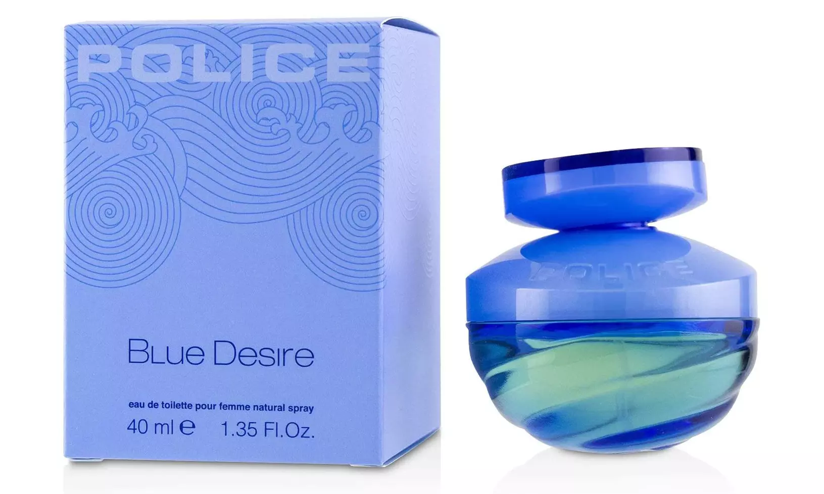 1 ou 2 eaux de toilette "Blue Desire" 40 ml de Police pour femme, avec vaporisateur - Primary Image