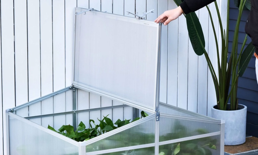 Image 15: Outsunny Small Greenhouse