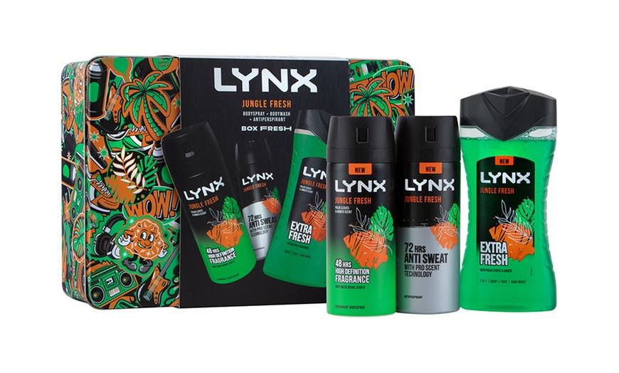 Image 2: Up to Four Lynx Jungle Fresh Gift Sets for Him