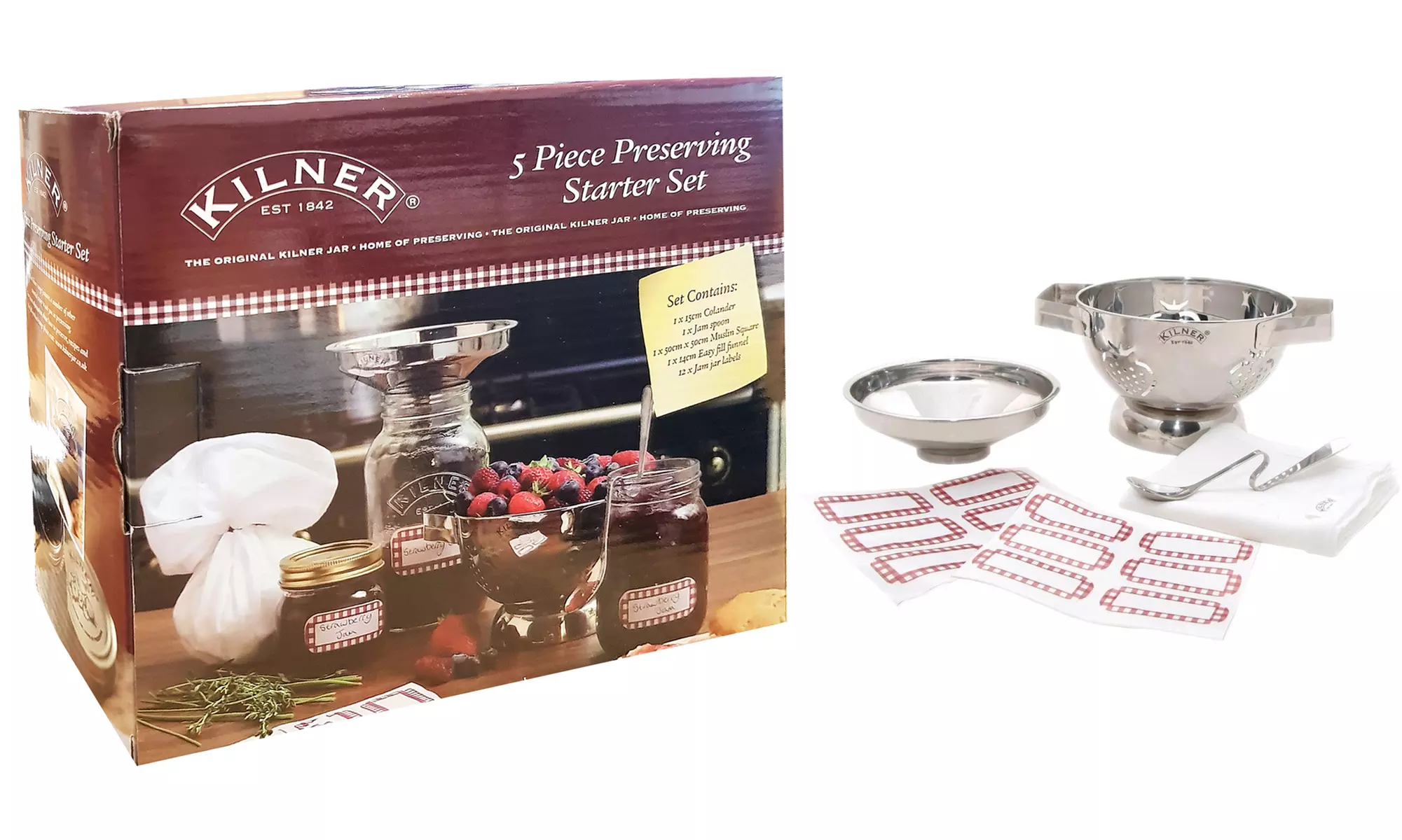 Kilner Five-Piece Preserving Starter Set - Primary Image