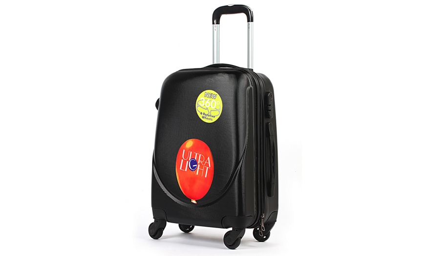 Image 2: Hard Shell Cabin Luggage Case