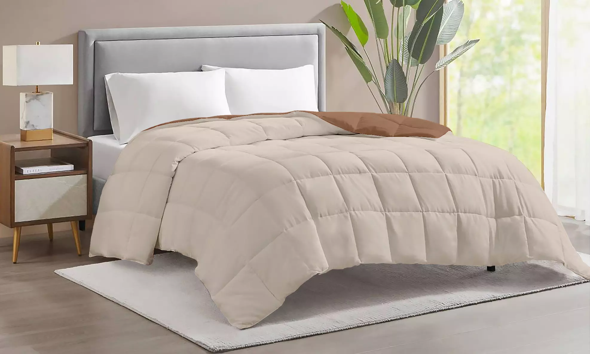 Doppelseitige Mikrofaser-Winter-Bettdecke