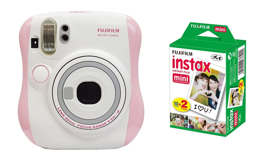 Image 12: Fugifilm Instax Mini and Bag