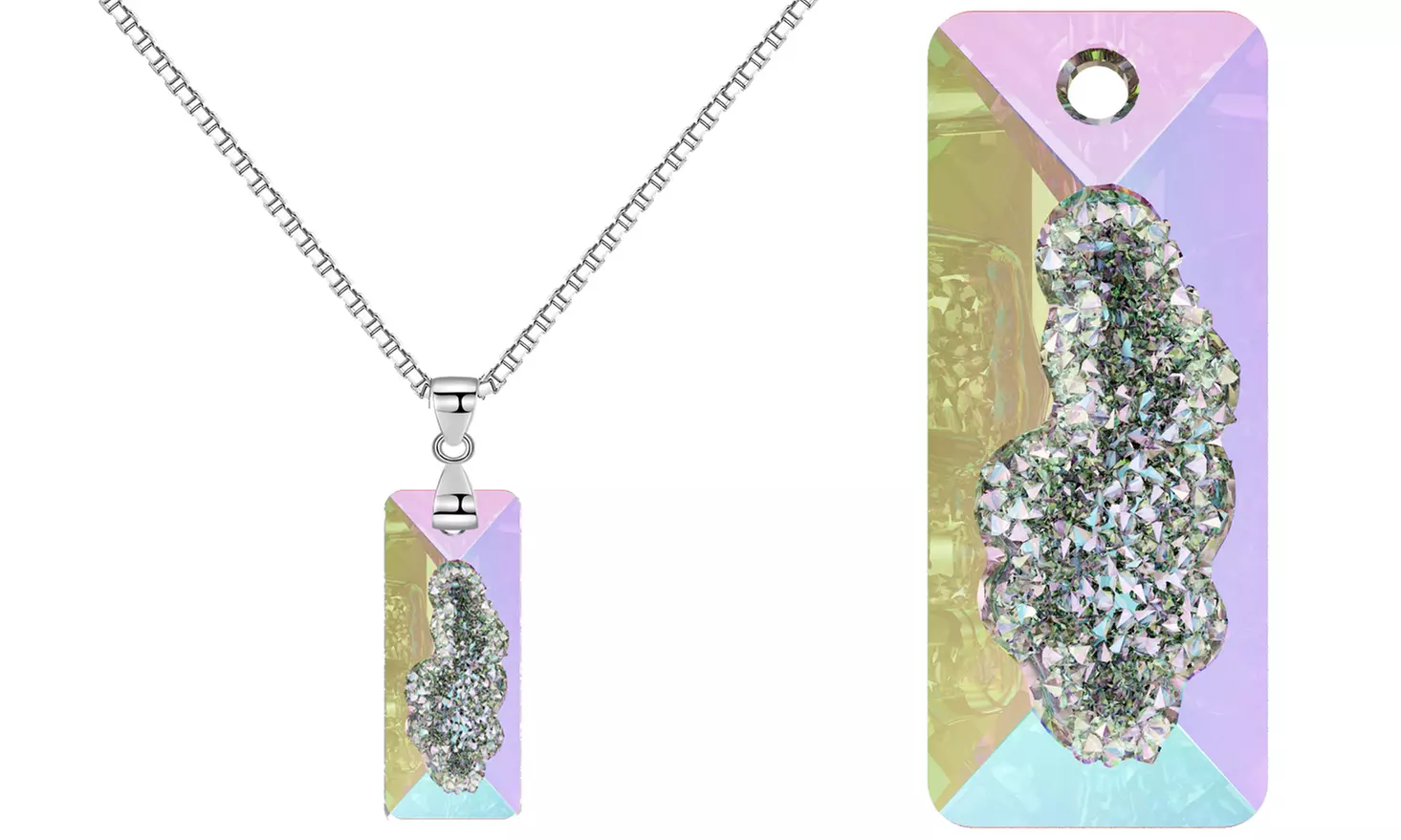 Pendentif en cristal orné de cristaux Swarovski® - Second Medium