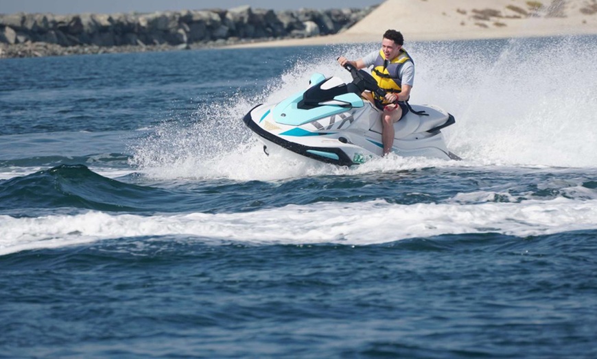 Image 1: Discover Dubai's Waters w/ 30, 45, 60 or 90-Min Jet Ski Rental Up to 2