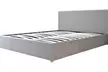 Lit coffre "Majestueux" tissu, matelas "Golden" 16cm mémoire de forme en option, Sampur, livraison gratuite - Second Medium