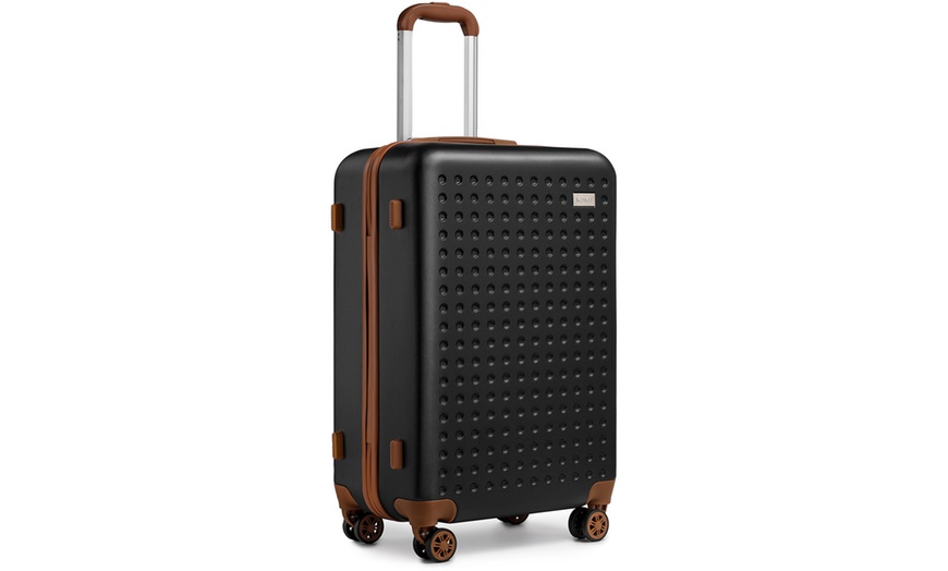 Image 8: One or Four Flexible Hard Shell ABS Suitcases