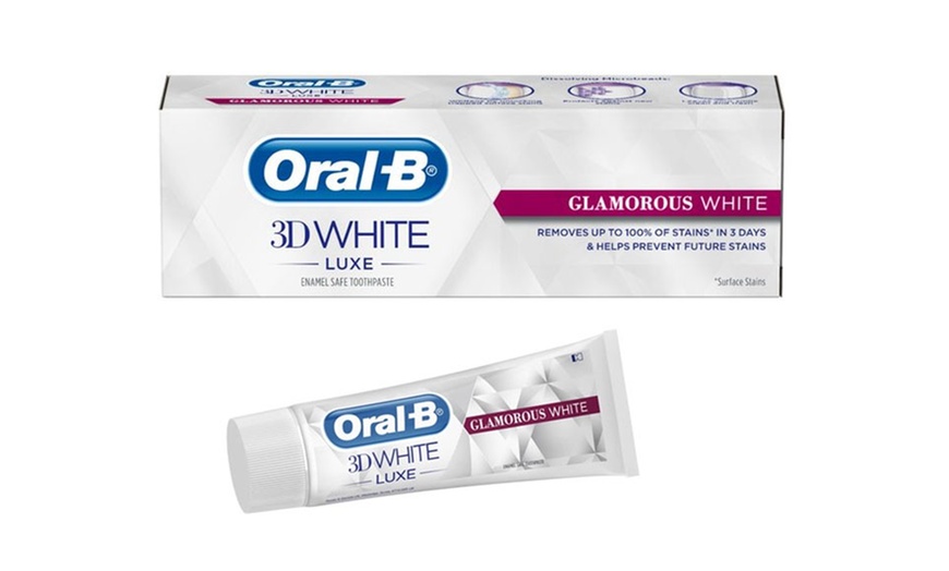 Image 2: Oral-B 3D White Toothpaste Six-Pack