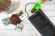 Hanging Flower Seed Bags with Soil Block (1, 2, 3-Pack with Shovel) - Second Medium