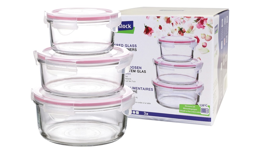 Image 3: Glasslock Food Storage Sets