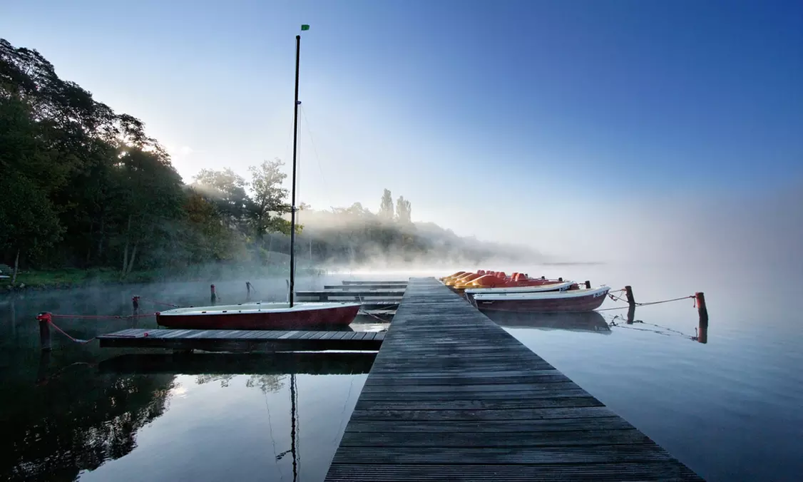 Bad Saarow: Ferienhaus für 4 oder 6 Personen mit Sauna, Whirlpool, Kaminofen & Endreinigung im Schlosspark Bad Saarow - Primary Image
