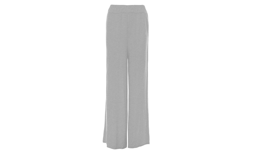 Image 8: Flared Jersey Trousers