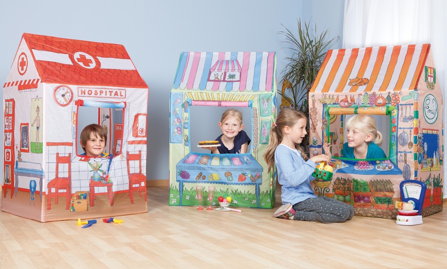 Image 1: Pop-Up Play Shop or Disney Tents