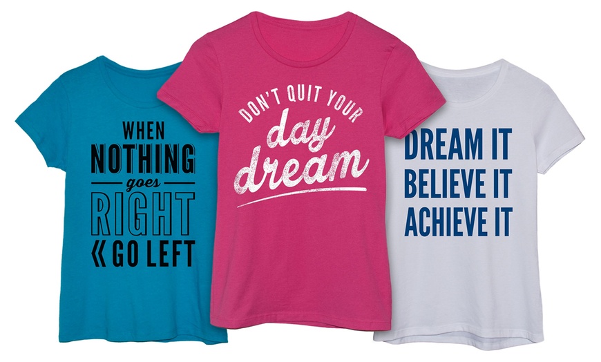 Women's Motivational T-Shirts | Groupon Goods