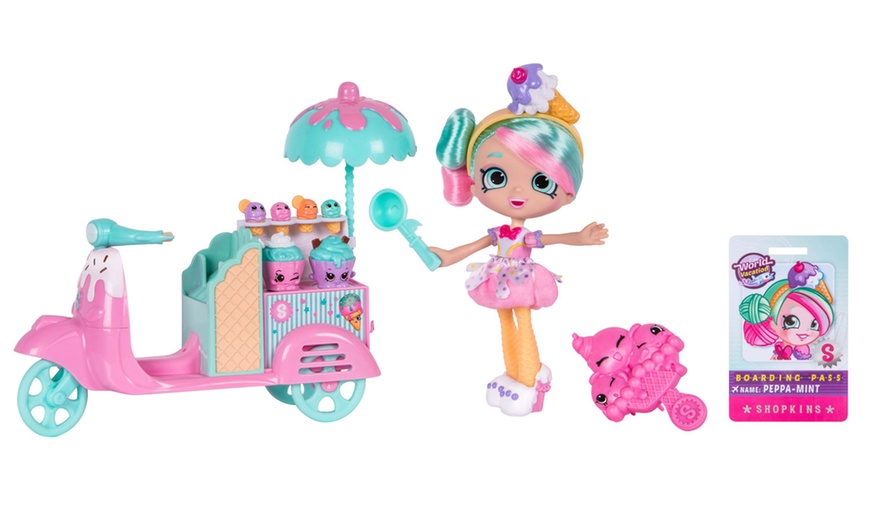 Image 2: Shopkins Peppa-Mint Scooter Set