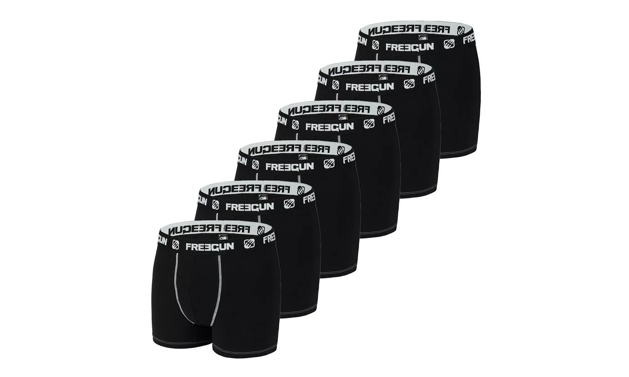 Pack di 4, 6 o 9 boxer da uomo Freegun