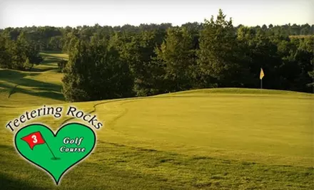 $29 for 18 Holes of Golf for Two and a Cart at Teetering Rocks Golf Course - Primary Image