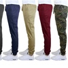 Image 1: Galaxy By Harvic Men's Cotton-Stretch Twill Joggers or Chinos (S-2XL)