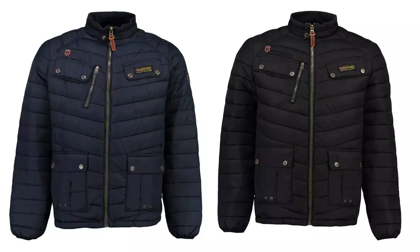 Geographical Norway Herren-Jacke, Modell: Amida in Schwarz oder Navy - Primary Image