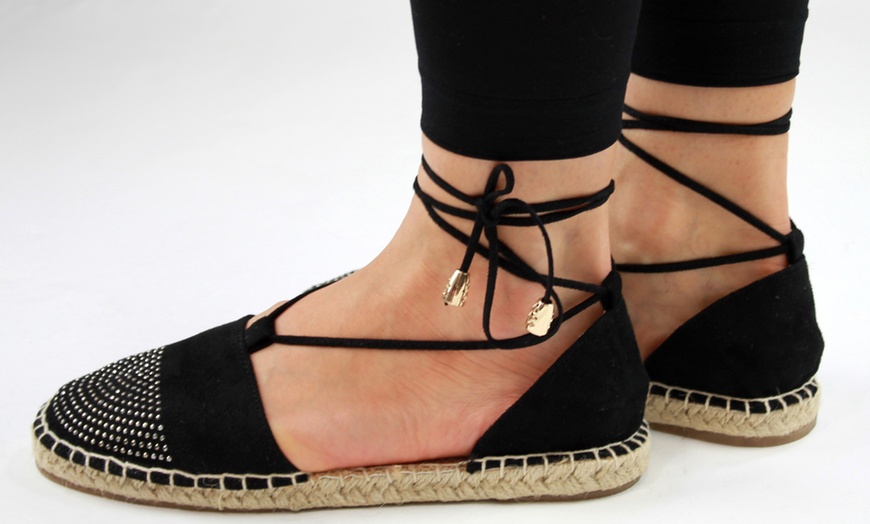 Image 7: Women's Lace-Up Espadrilles