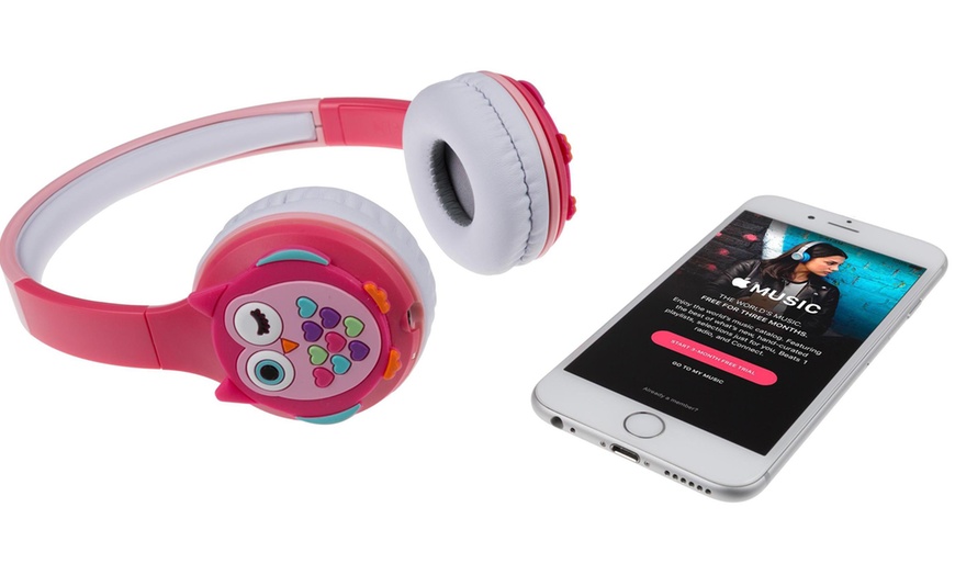 Image 2: Kids' Bluetooth On-Ear Headphones