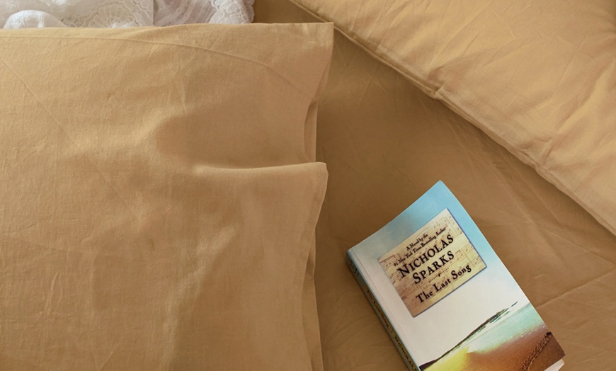 Image 41: Pure Cotton 2 Piece Pillowcase Set