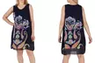 QED London - Robe sans manches en mousseline imprimée fleurs - Second Medium