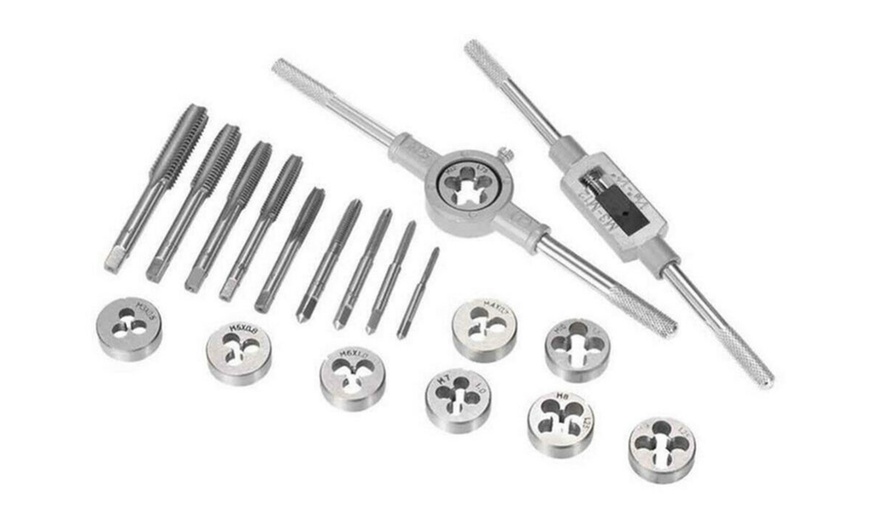 Image 9: 20-Piece Tap and Die Set