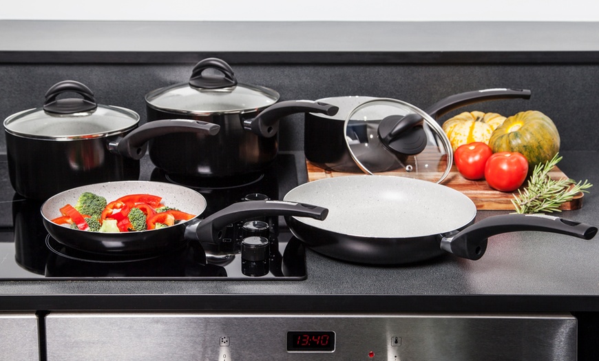 Tower 5-Piece Non-Stick Pan Set | Groupon