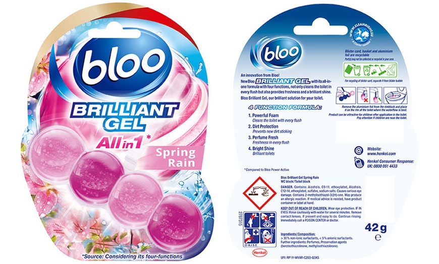 Image 3: Bloo Toilet Rim Blocks Brilliant Gel