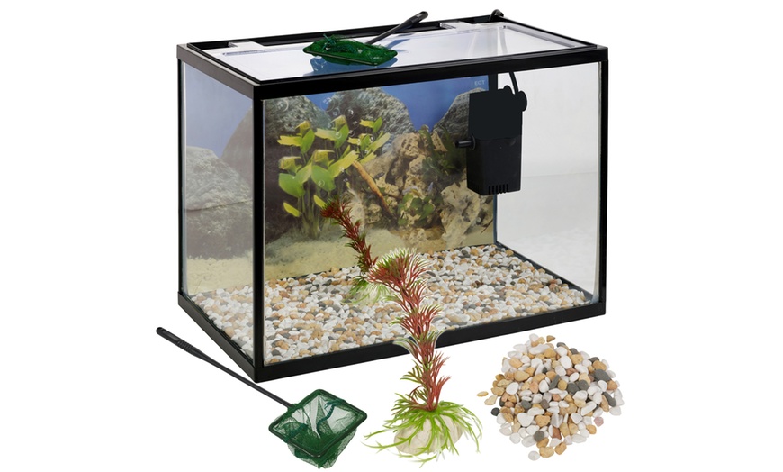 Image 1: Complete Aquarium Starter Kit