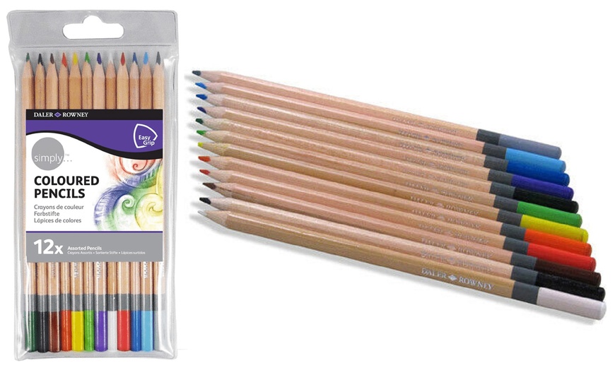 12-Pack of Coloured Pencils | Groupon