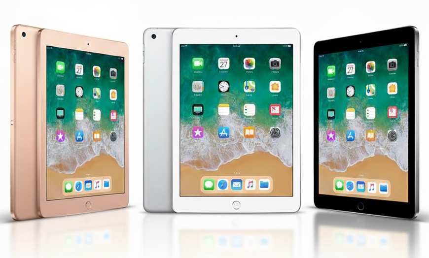 Image 1: Refurbished Apple iPad 6th Gen (2018) - 32GB, Excellent Grade