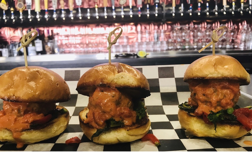 Image 14: Beer Flight & Bar Pie Combos + $50/$100 Food/Drink Credit