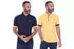 2er-Pack Blu Apparel Herren-Poloshirts in der Farbkombination und Größe nach Wahl - Second Medium