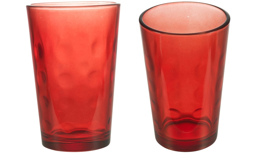 Image 7: Coloured Drinking Glasses Set