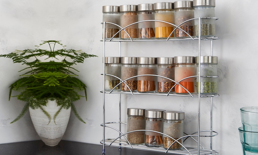 Image 1: Free-Standing Spice Rack