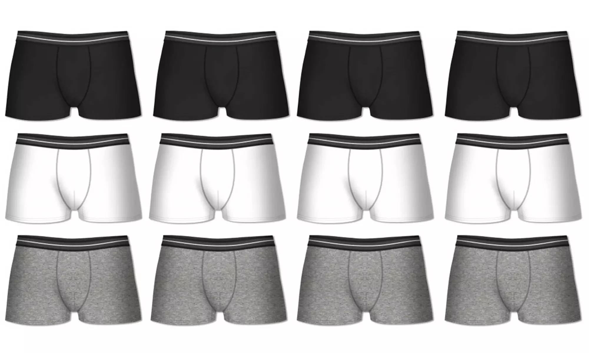 Pack 6 à 12 Boxers de la collection Men's Line - Primary Image