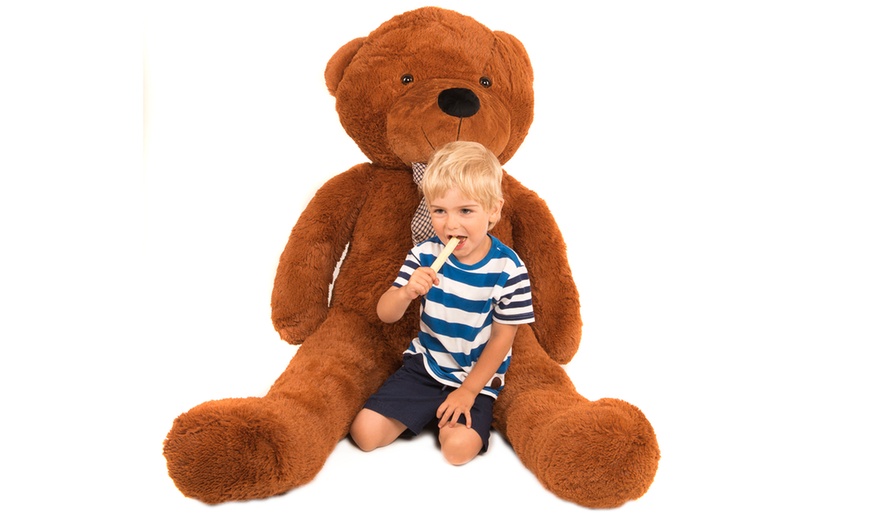 Image 16: Oversized Soft Teddy Bear