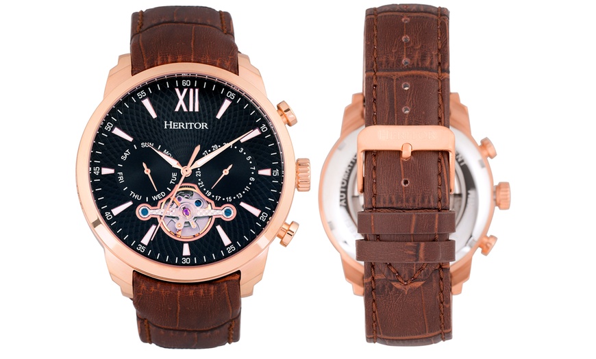 Image 12: Montre automatique Heritor pour homme