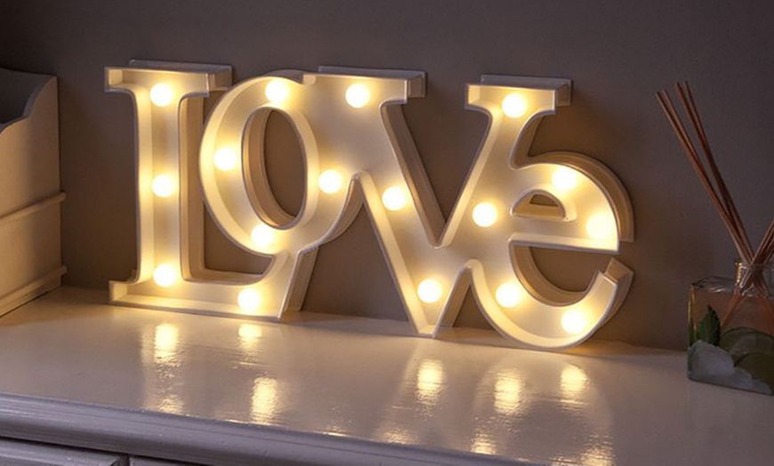 Image 2: LED Marquee Love Signs