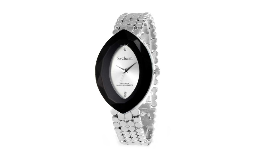 Image 2: Montre Collection So Charm Paris ornée de 4 cristaux Swarovski®