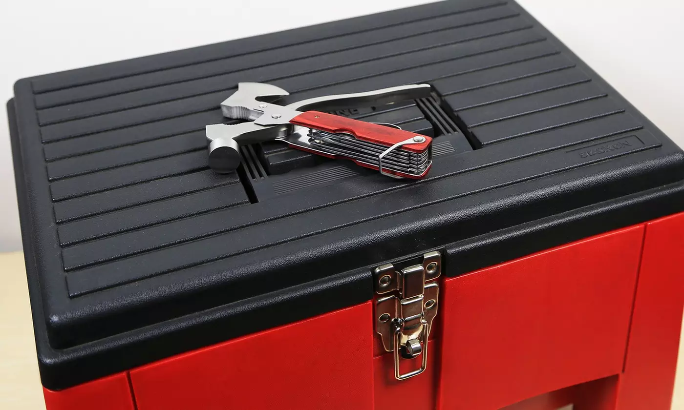 17-in-1 Hammer-Ax and Pliers Stainless Steel Multi-Tool with Belt Pouch - Second Medium