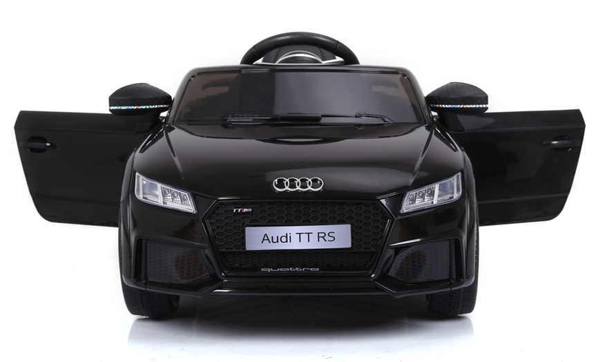 Image 2: Kids Audi TT RS Electric Ride-On Car