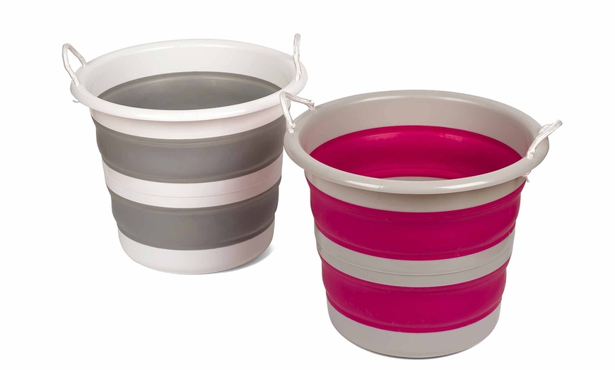 Image 3: 30L Collapsible Cleaning Bucket