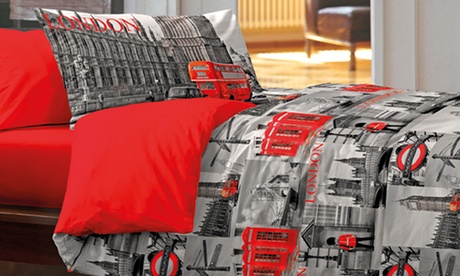 Completo lenzuola e copripiumino disponibile in 3 dimensioni e 3 fantasie